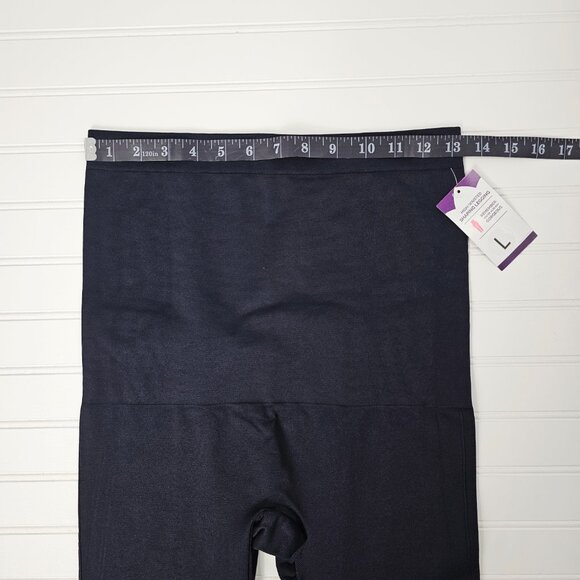Empetua by Shapermint Women's Black High Waisted Shaping Leggings Size L NWT - Picture 9 of 14